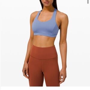 Lululemon waterdrop Blue Sports Bra